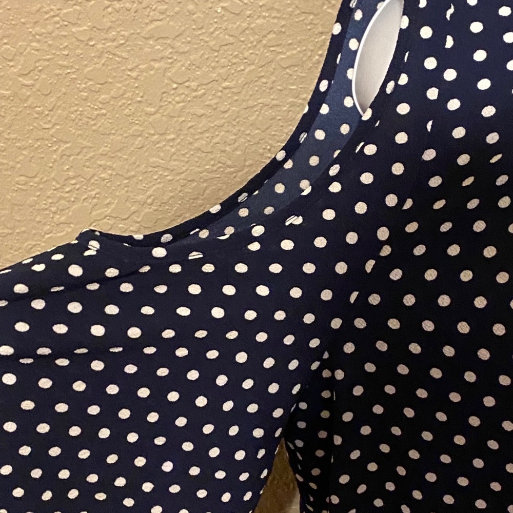 Michael Kors polka  dot print crêpe blouse - Picture 6 of 12